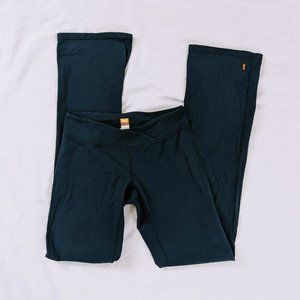 Lucy Dark Blue Flare Stretch Yoga/Workout Pants Size Small Tall